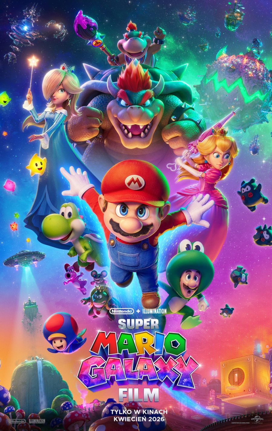 "Super Mario Galaxy Film" 16-19.05.2026, godz. 16.00 (DUBBING,2D)