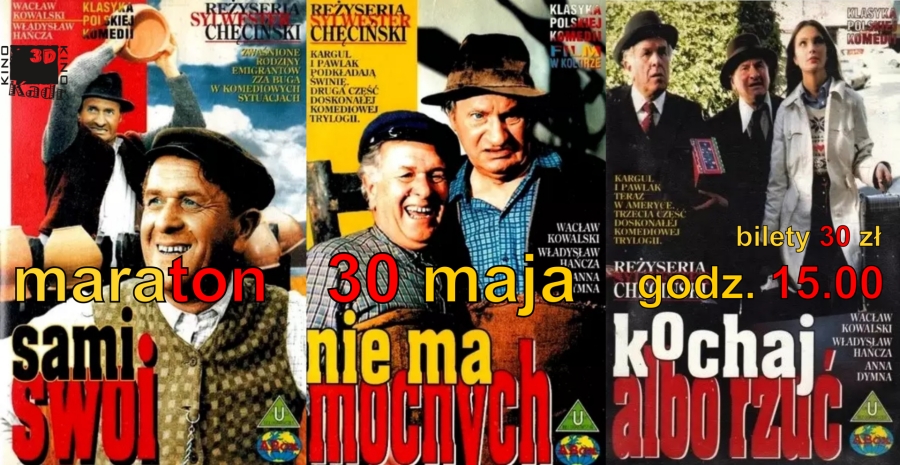 &quot;Sami Swoi&quot; Maraton Filmowy (30.05.2025)