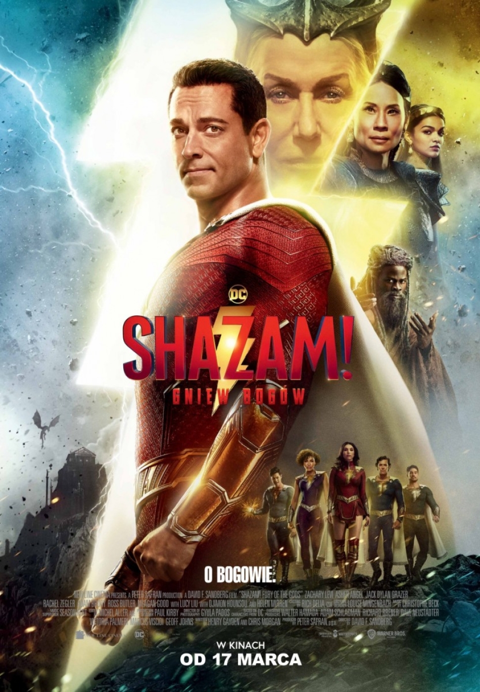 "Shazam! Gniew Bogów" (DUBBING,NAPISY,2D)