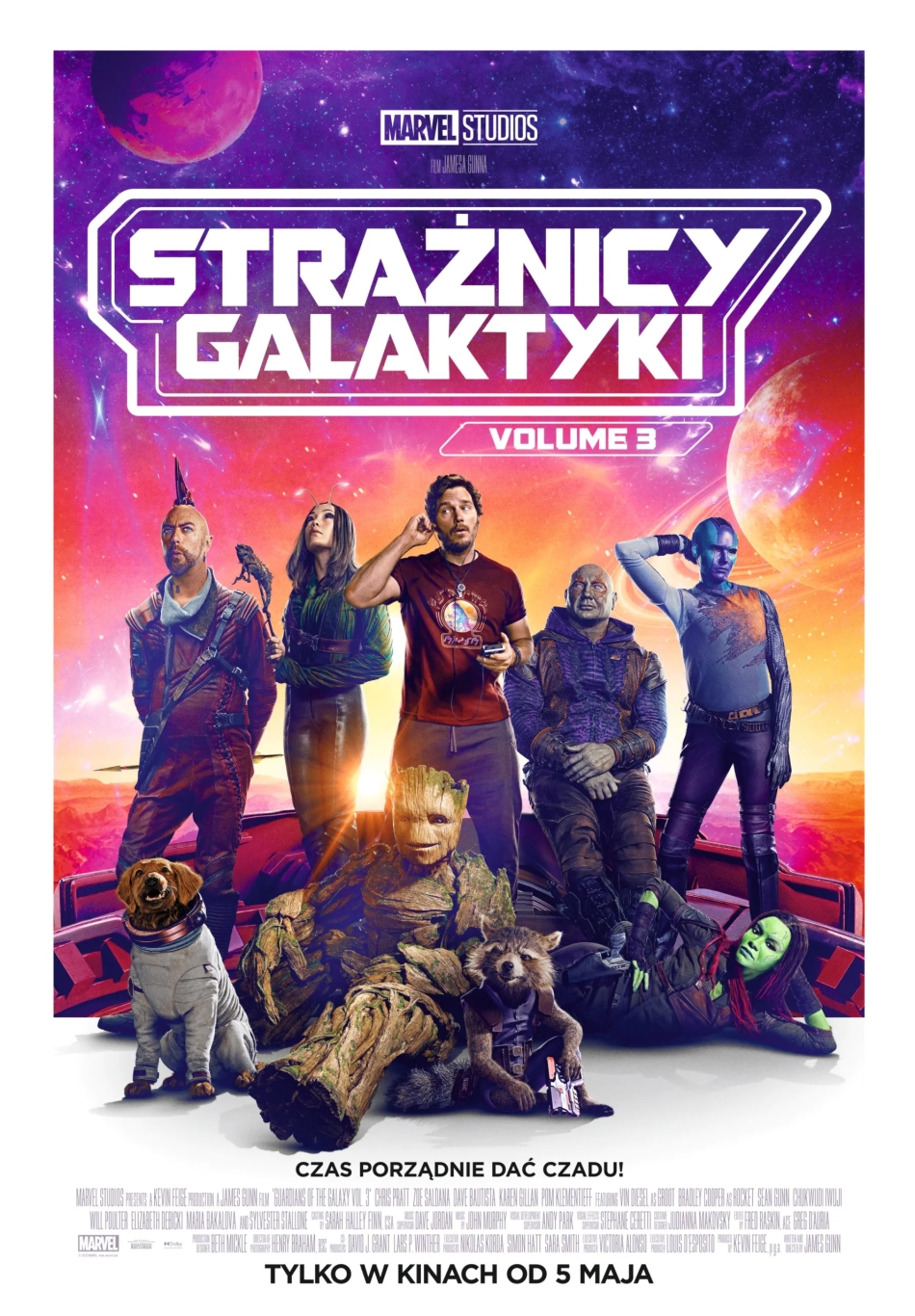 "Strażnicy Galaktyki: Volume 3" PREMIERA! (DUBBING,NAPISY,3D,2D)