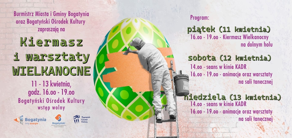 "Kiermasz i Warsztaty Wielkanocne" (11-13.04.2025)
