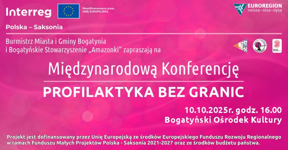 Międzynarodowa Konferencja pt. „PROFILAKTYKA BEZ GRANIC” (10.10.2025)