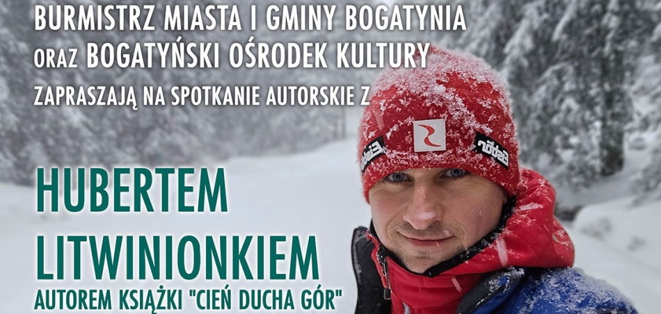"Cień Ducha Gór" spotkanie autorskie z Hubertem Litwinionkiem (17.06.2026)